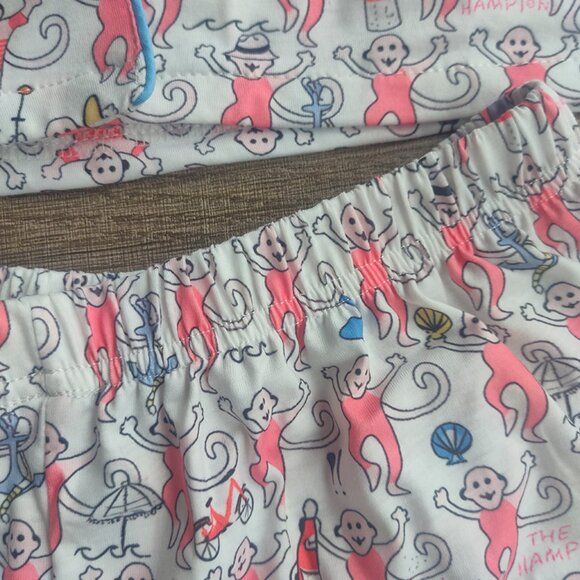 Roller Rabbit Lovely Monkey Pajamas Set - Picture 5 of 7